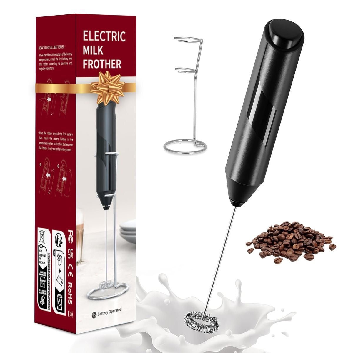 Electric Milk Frother - smartease