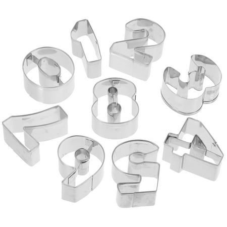 Stainless Steel Dough Cutters: Numbers - smartease