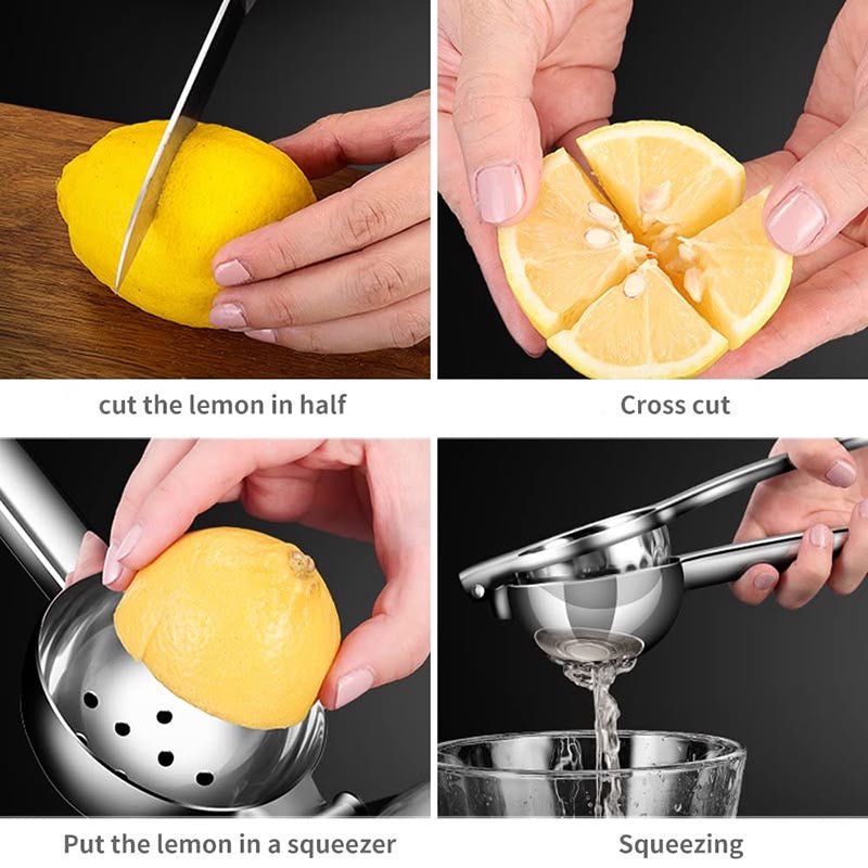 Stainless Steel Lemon/Citrus Squeezer - smartease