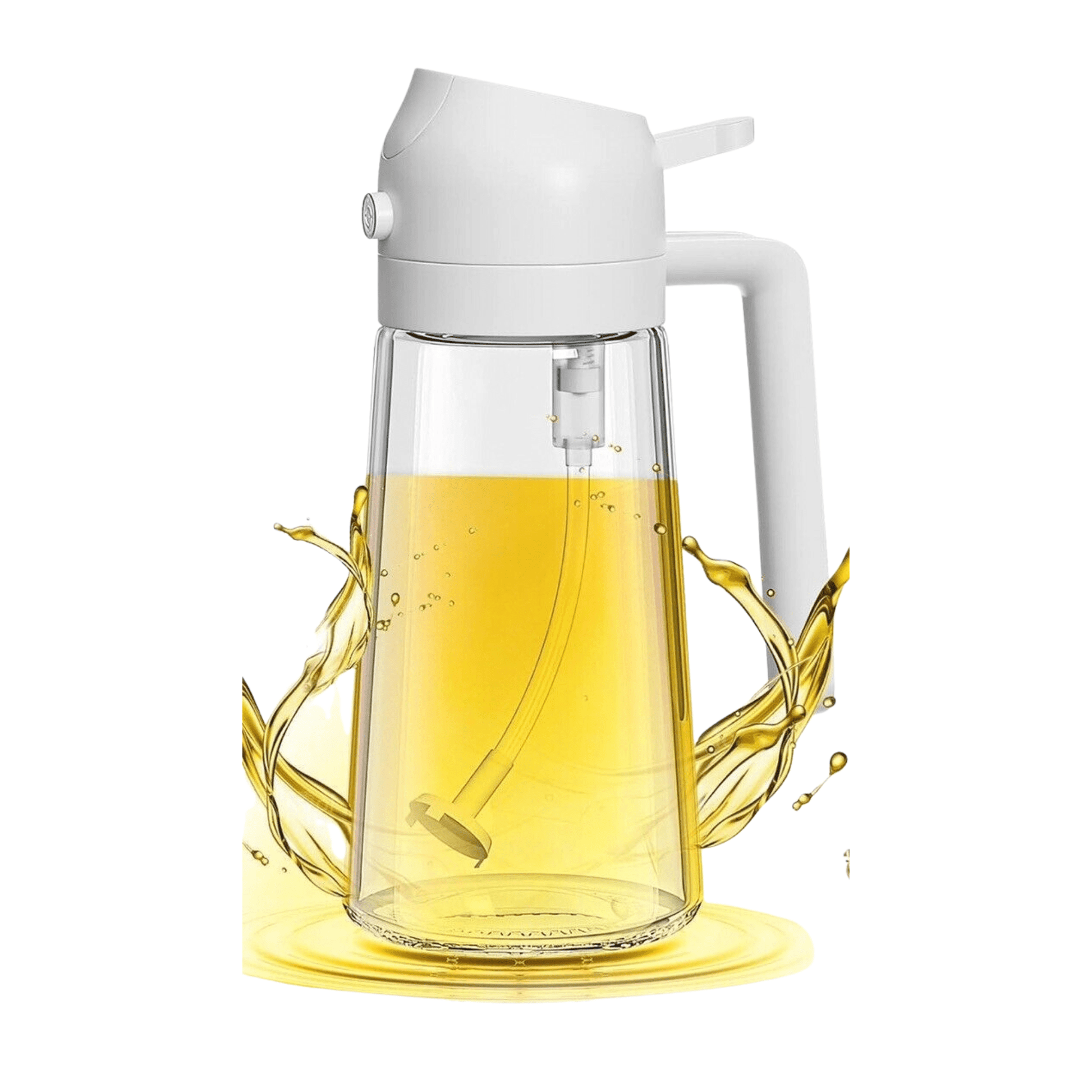 2 - in - 1 Glass Oil Sprayer & Dispenser Bottle - smartease
