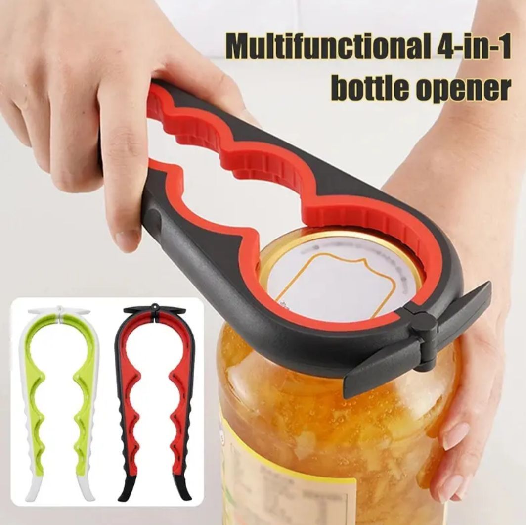 4 - In - 1 Multifunctional Jar & Bottle Opener - smartease