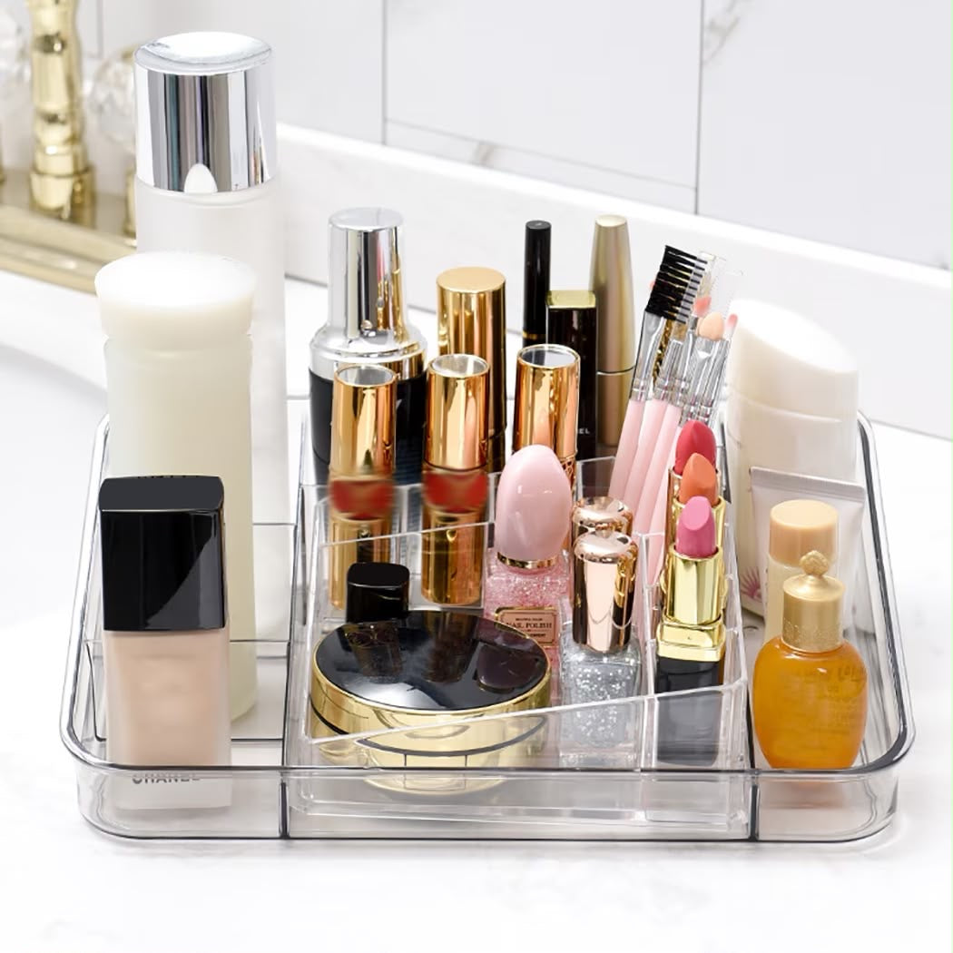 Plexiglass Makeup Organizer Transparent - smartease