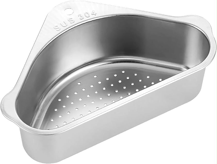 Stainless Steel Corner Sink Strainer - smartease