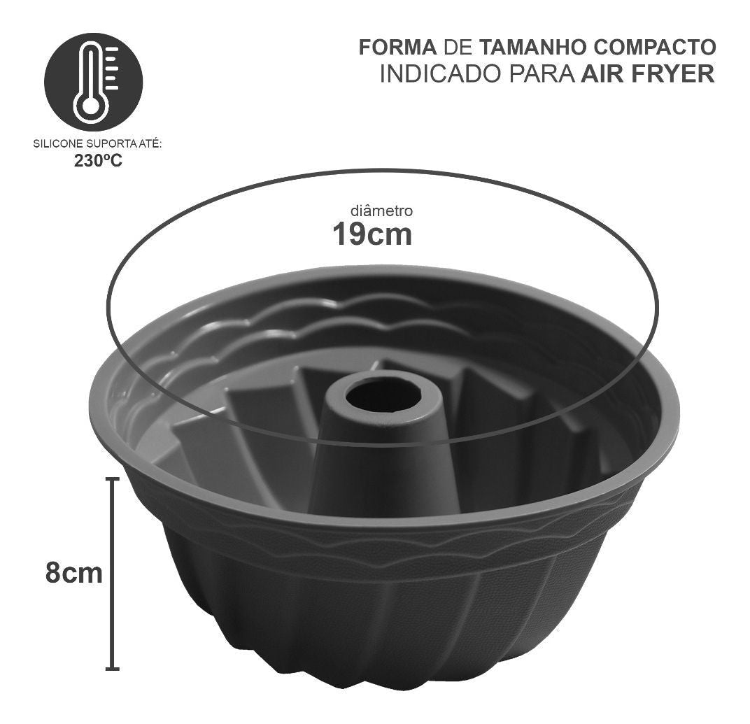 Bundt Cake Round Silicone Baking Mold - smartease