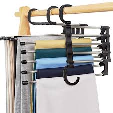 Collapsible Hanger for Pants - 6 hangers in 1 - smartease