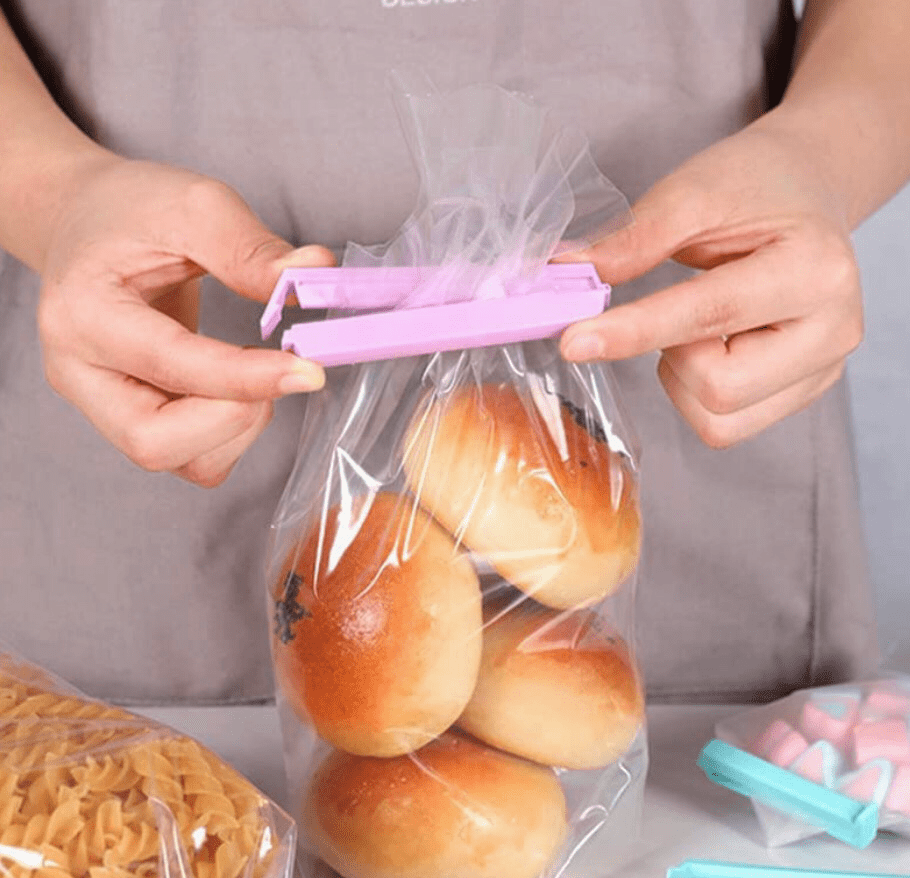 Colored Plastic Bag Clips (Pack of 5) - smartease