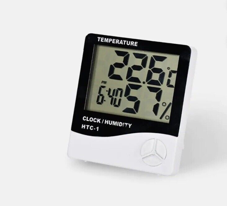 Digital Temperature & Humidity Clock - smartease