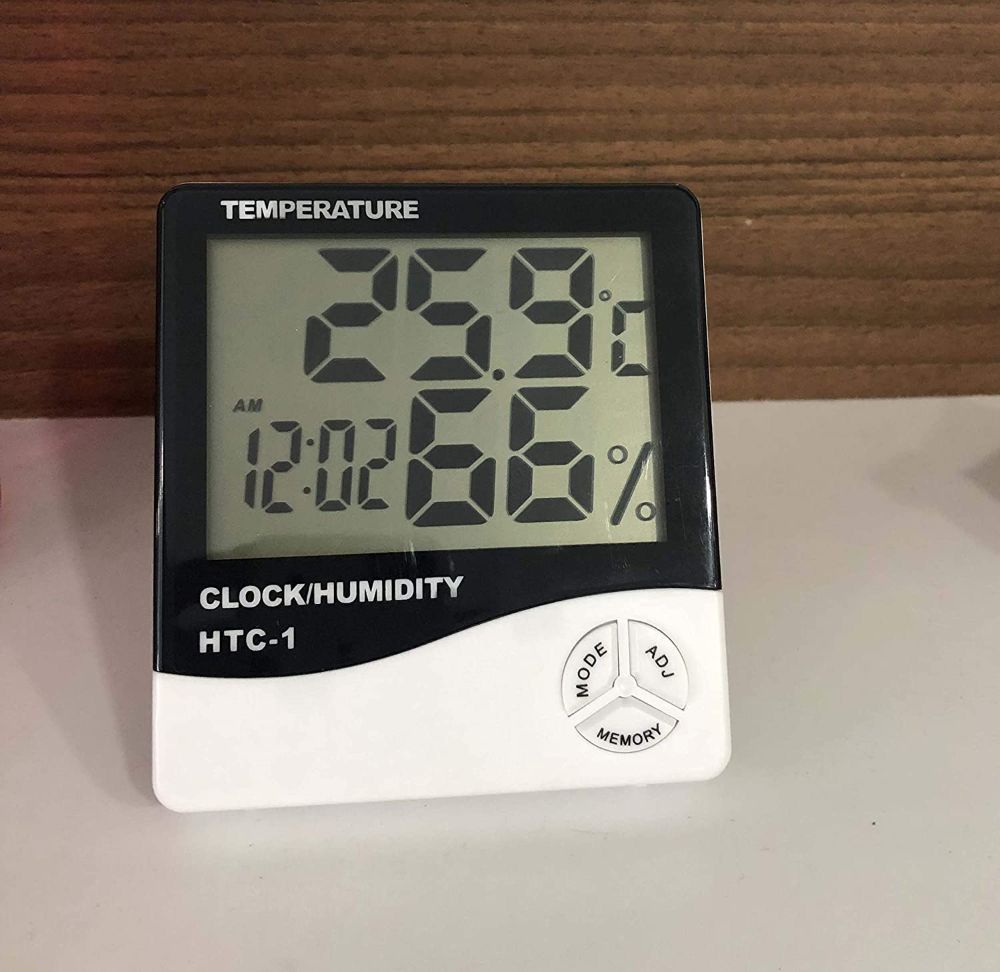 Digital Temperature & Humidity Clock - smartease