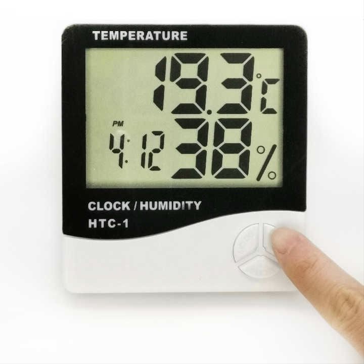 Digital Temperature & Humidity Clock - smartease