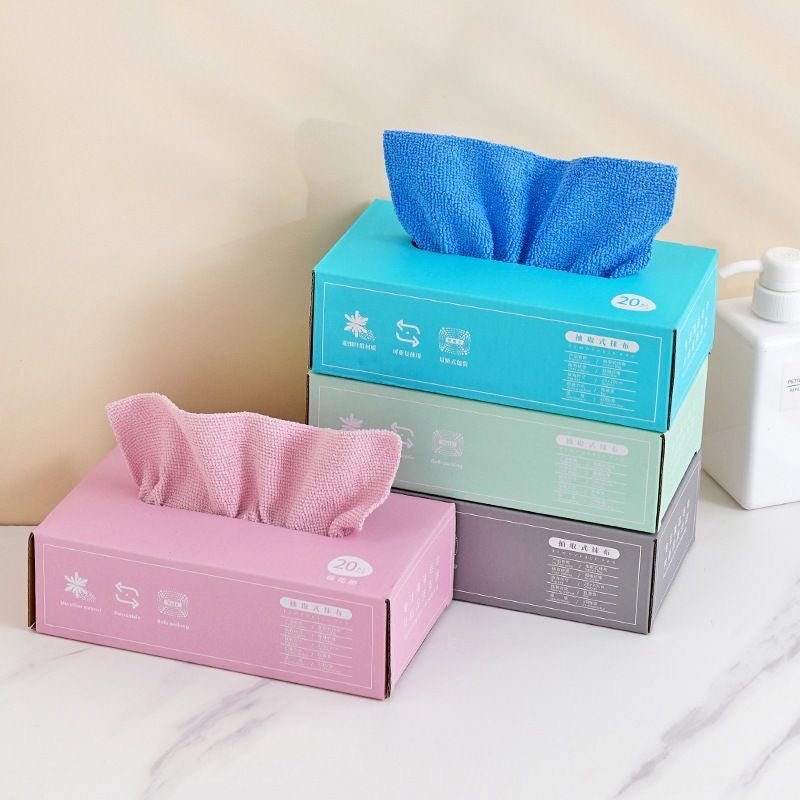 Disposable Microfiber Cloths (Box of 20) - smartease