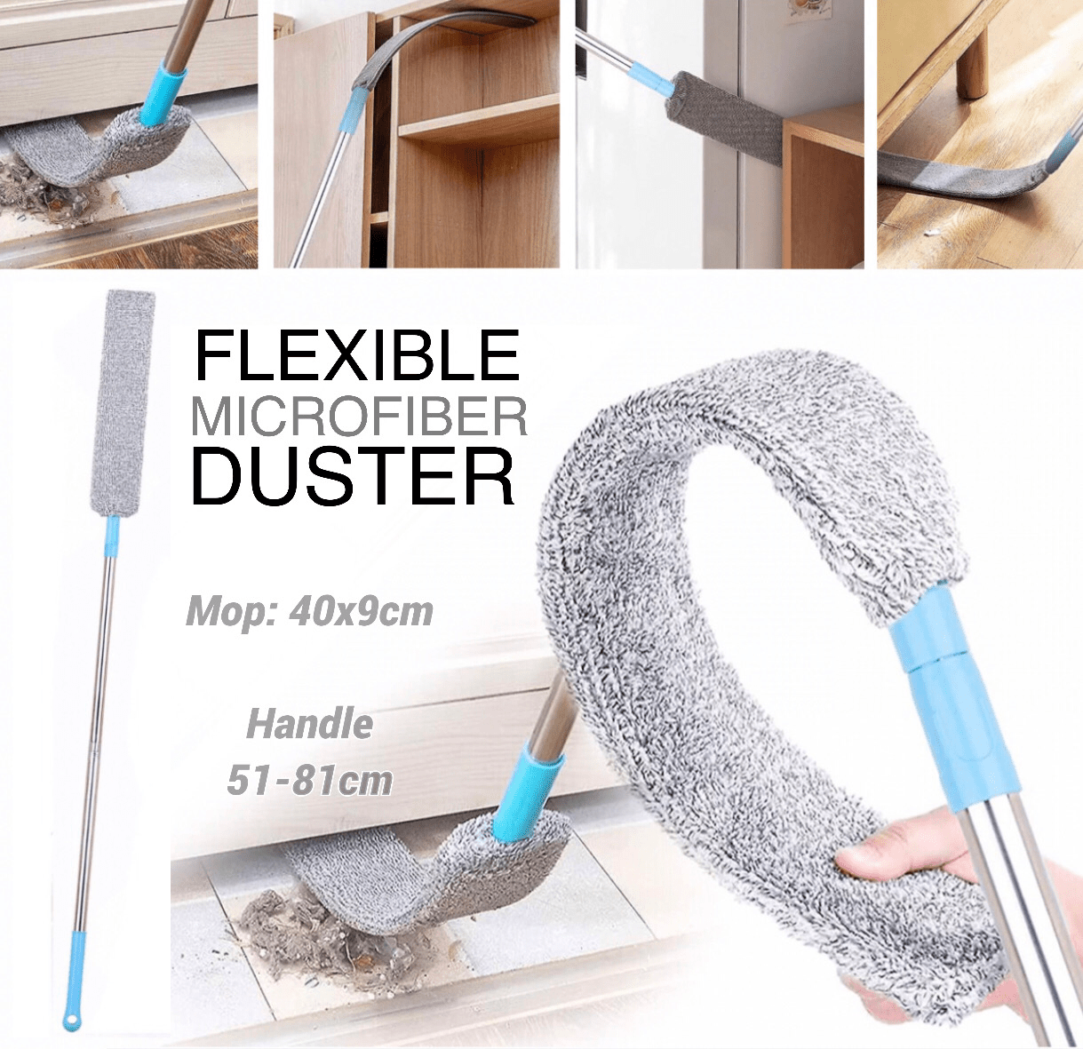 Flexible Microfiber Magic Duster - smartease