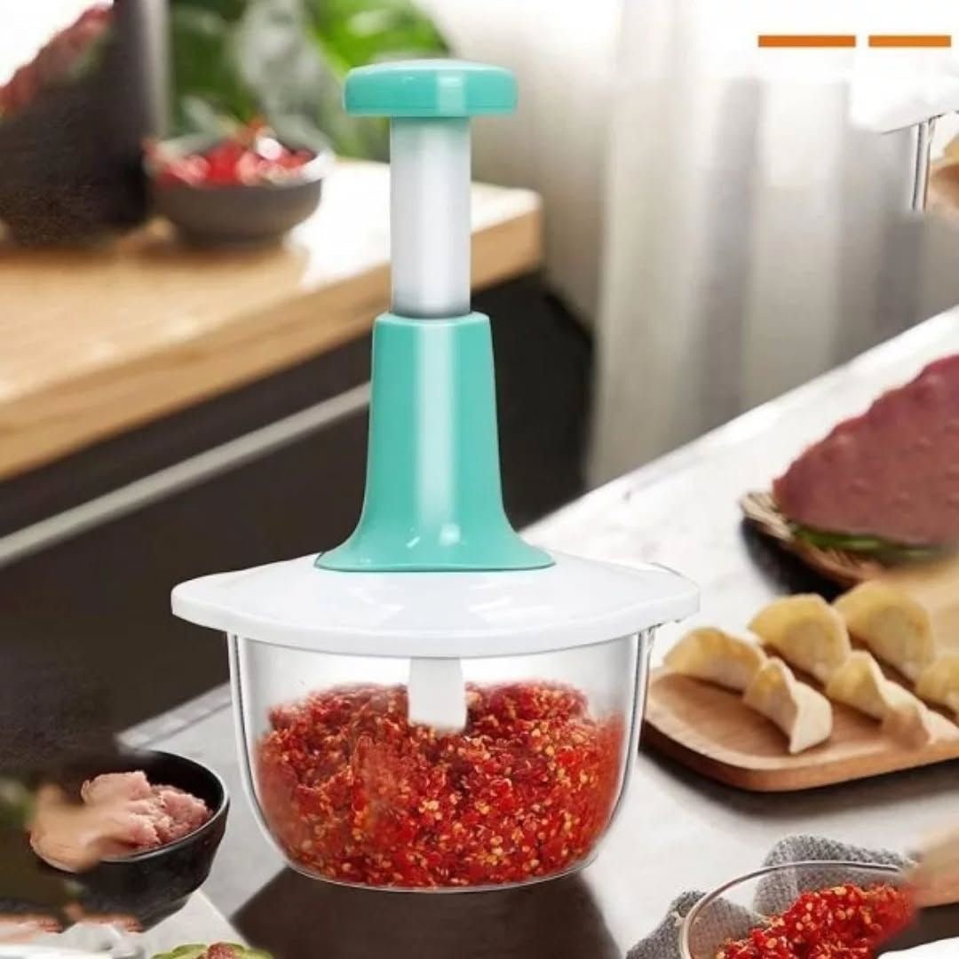 Hand Press Manual Food Chopper - smartease