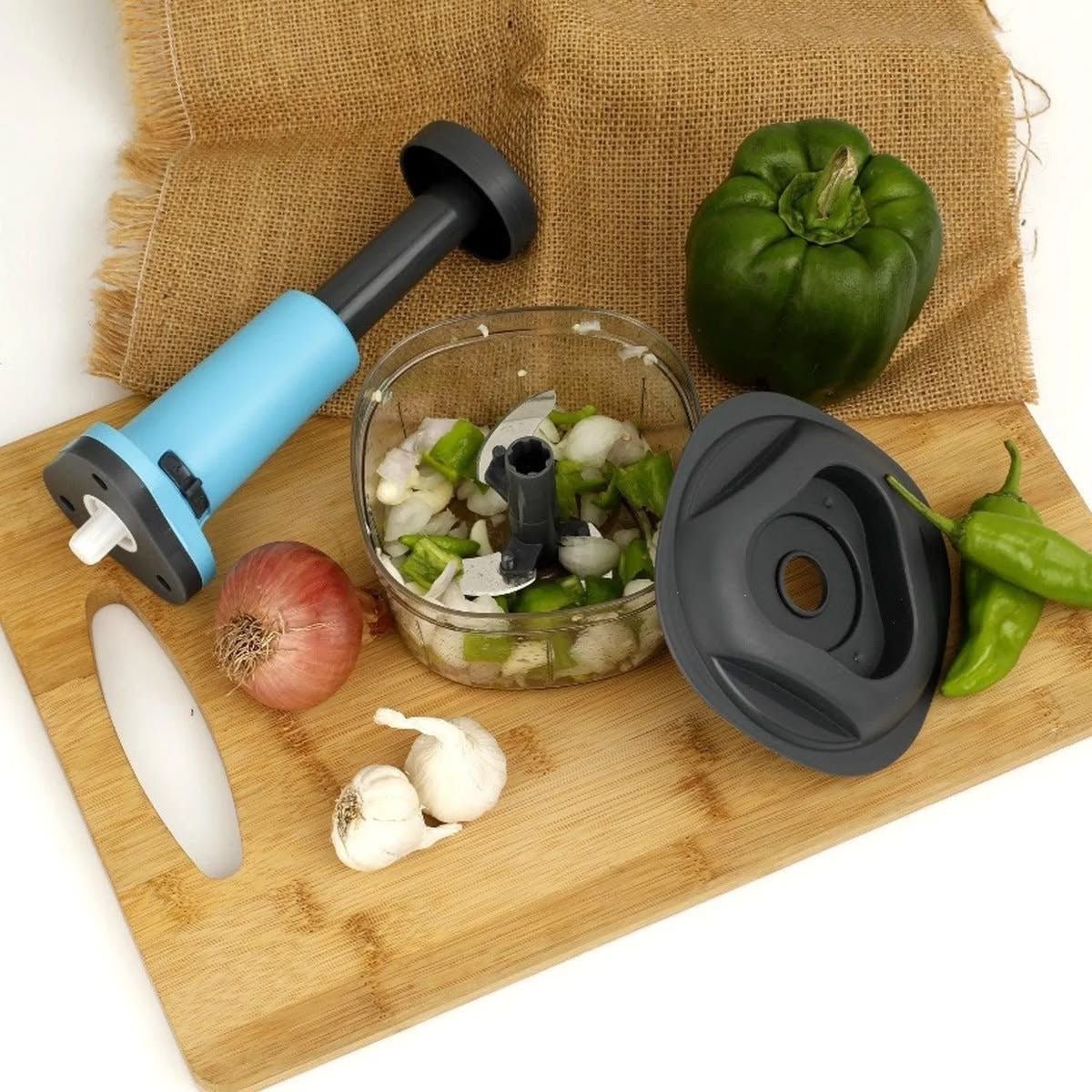 Hand Press Manual Food Chopper - smartease