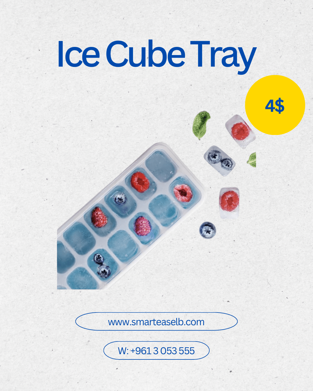 Ice Cube Tray: 32 Cubes - smartease