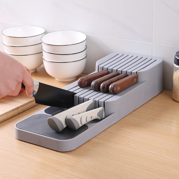 Knife Drawer Organizer (2 Levels) - smartease