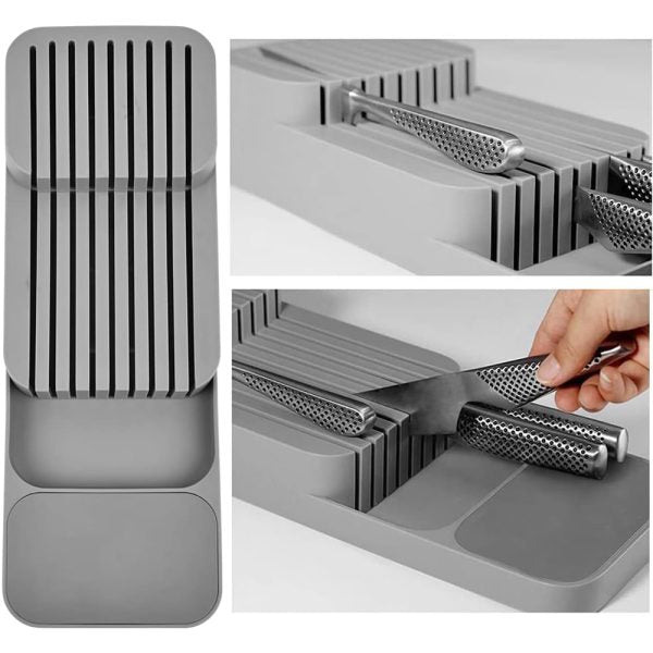 Knife Drawer Organizer (2 Levels) - smartease