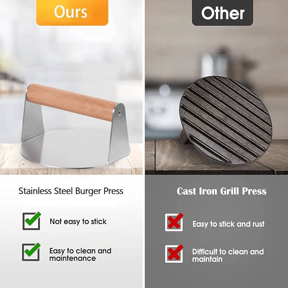 Meat Press Burger Smasher - smartease