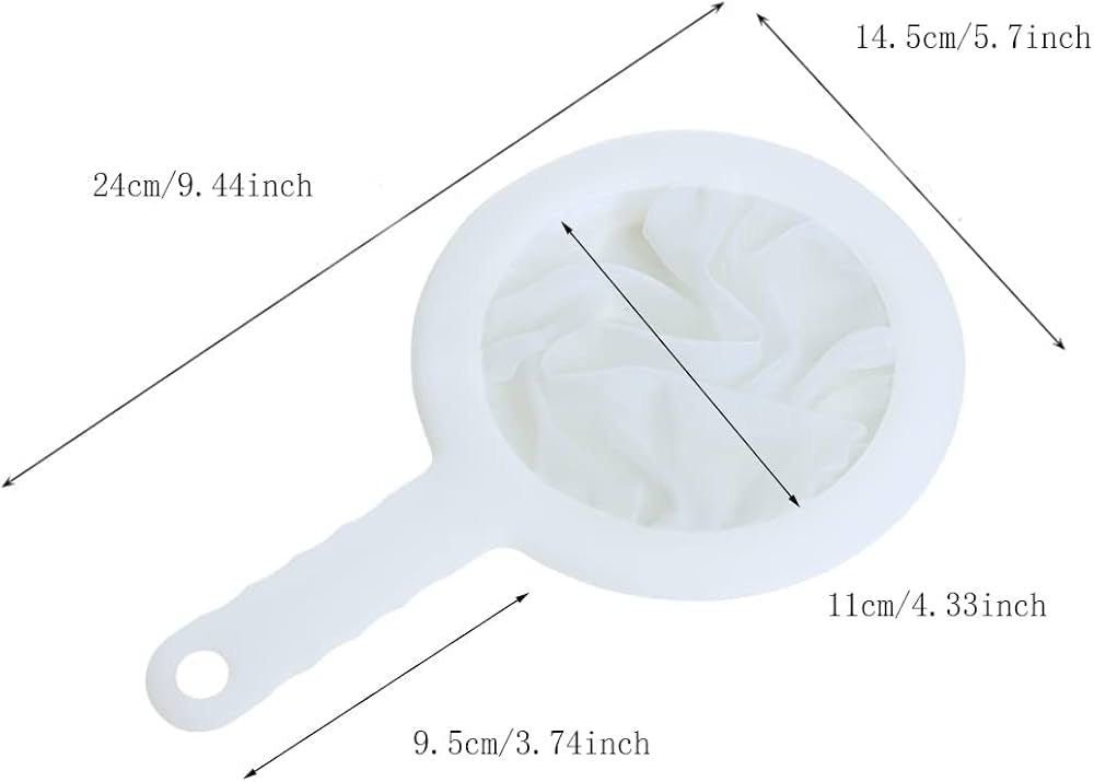 Premium Reusable Straining Cloth with Handle - smartease