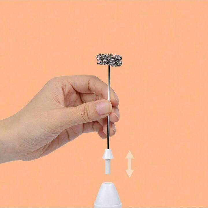 Rechargeable Electric Milk Frother (3 Speeds) - smartease