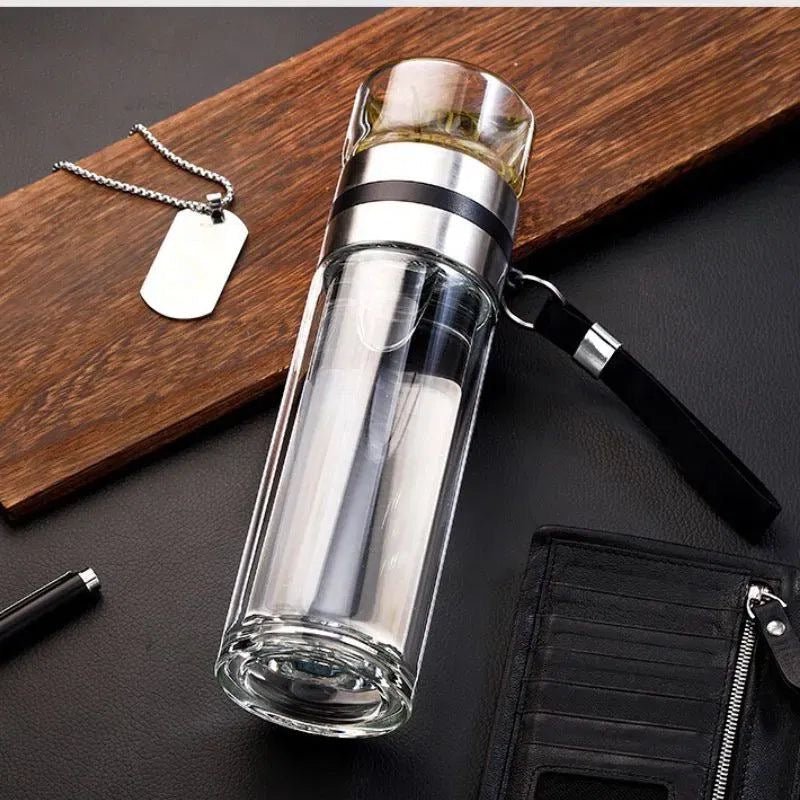 Reusable Glass Tea Filter & Infuser Bottle - smartease