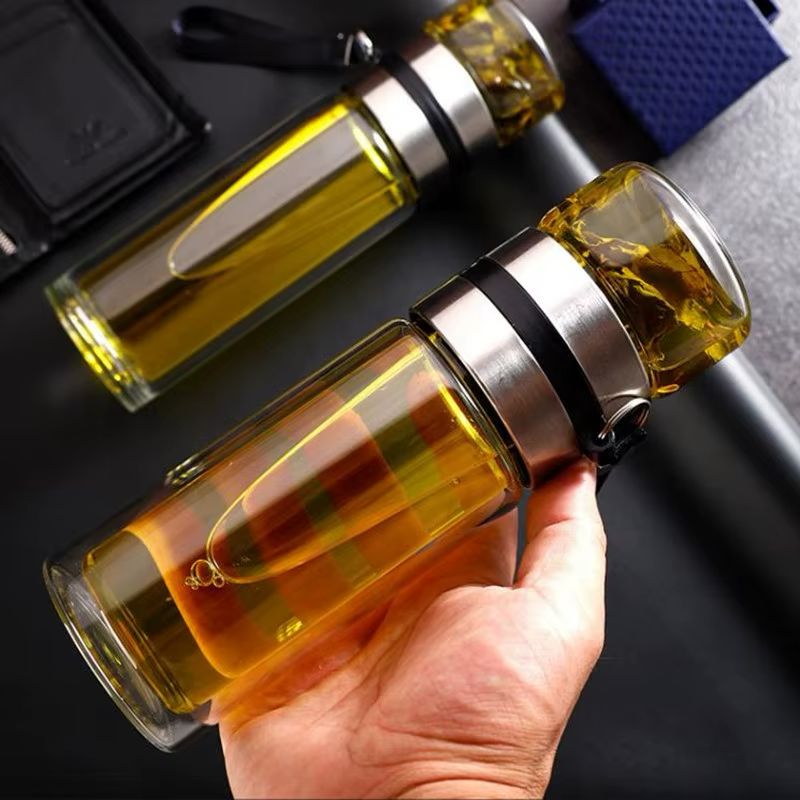 Reusable Glass Tea Filter & Infuser Bottle - smartease