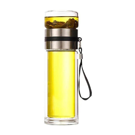 Reusable Glass Tea Filter & Infuser Bottle - smartease
