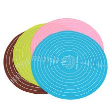 Round Silicone Dough Mat - smartease