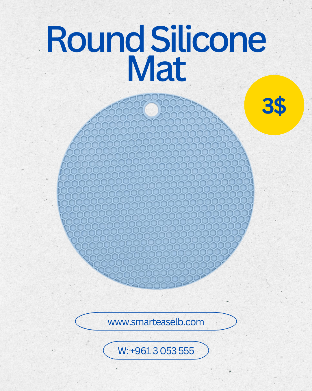 Round Silicone Mat - smartease