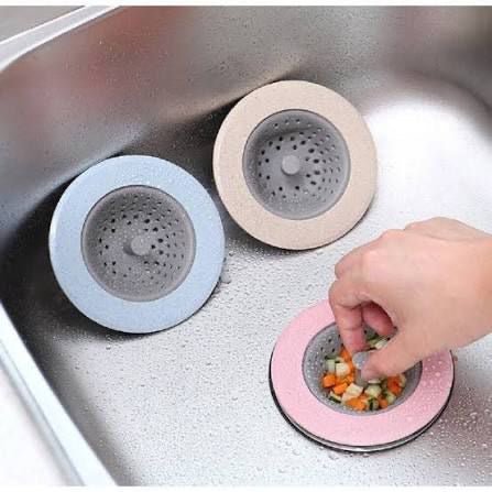 Silicon Sink and Drain Strainer with Clever Pull Design - smartease