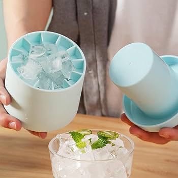 Silicone Ice Cube Mold – Cylinder Shape - smartease