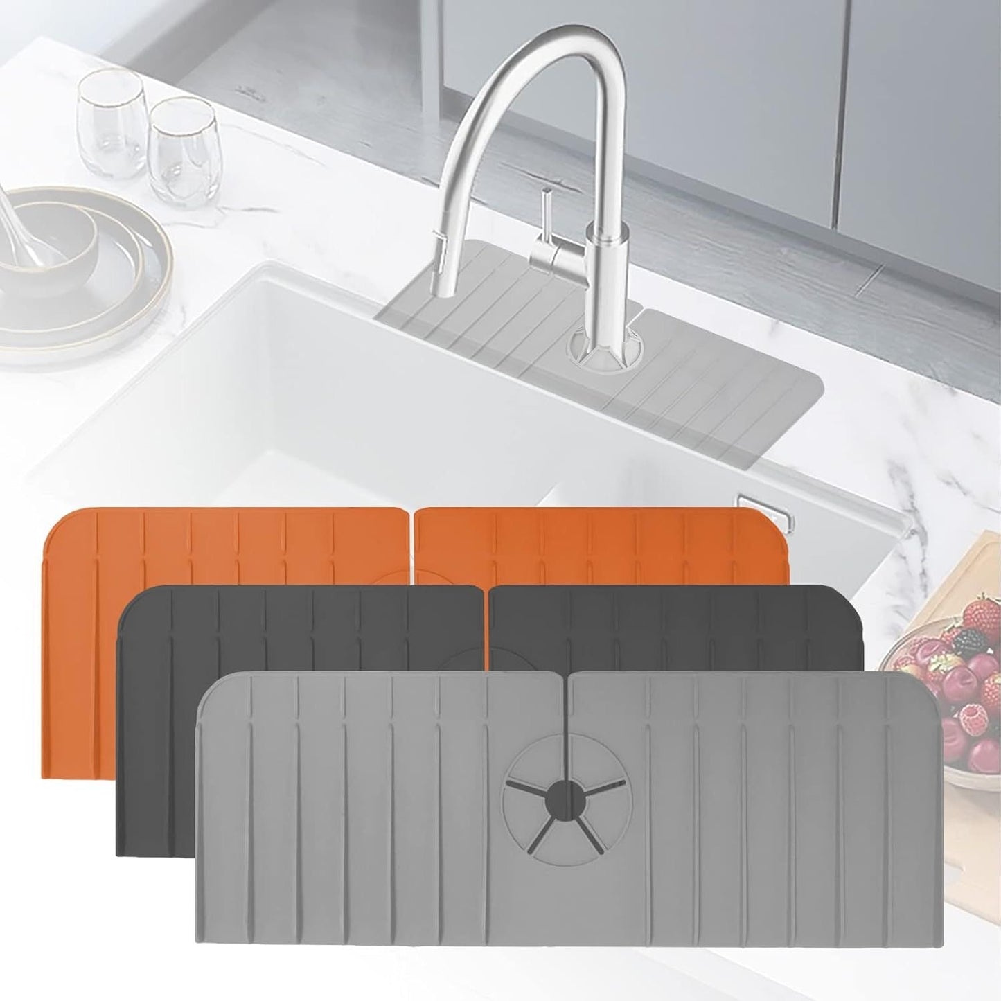 Silicone Multipurpose Splash Proof Faucet Pad - smartease