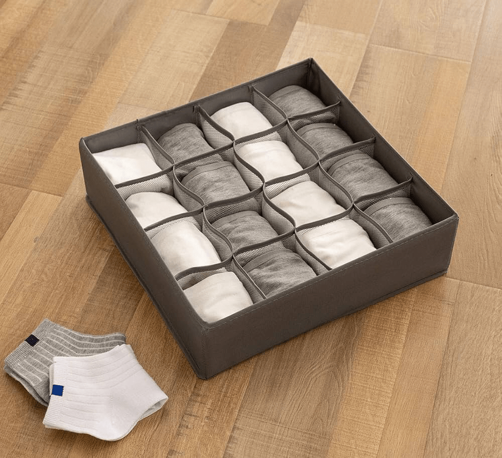 Sock Drawer Organizer (24 Slots) - smartease