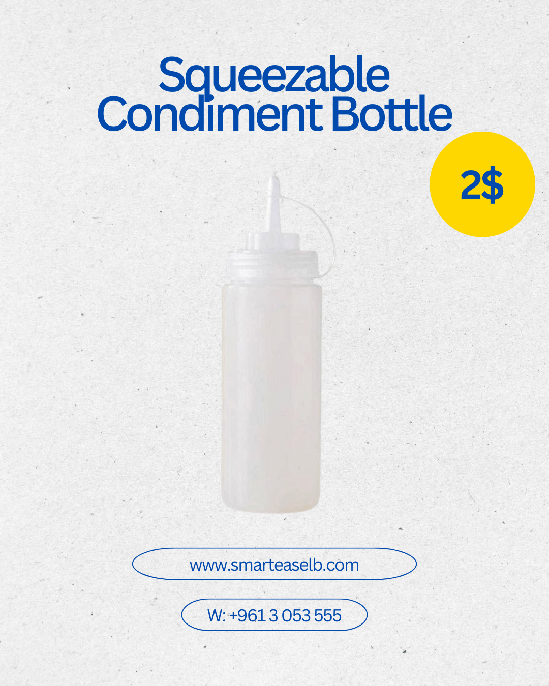 Squeezable Condiment Bottle - smartease