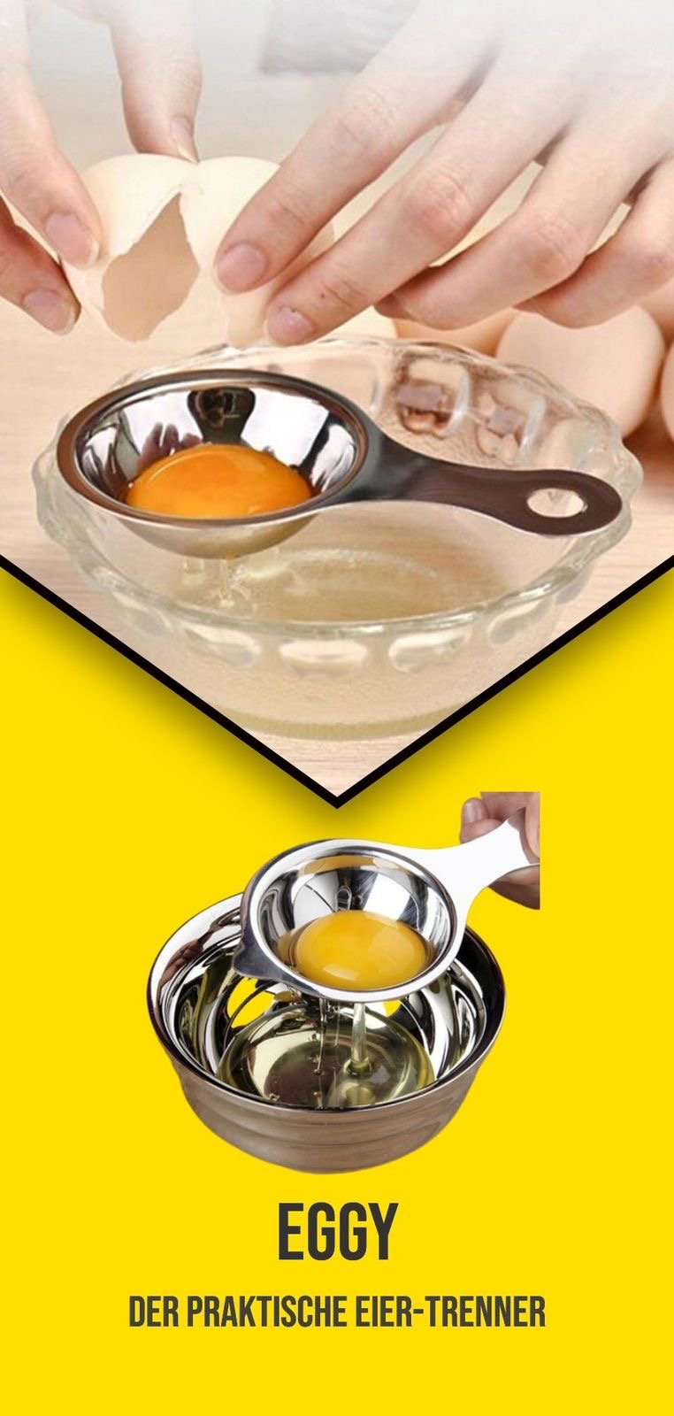 Stainless Steel Egg Yolk Separator - smartease