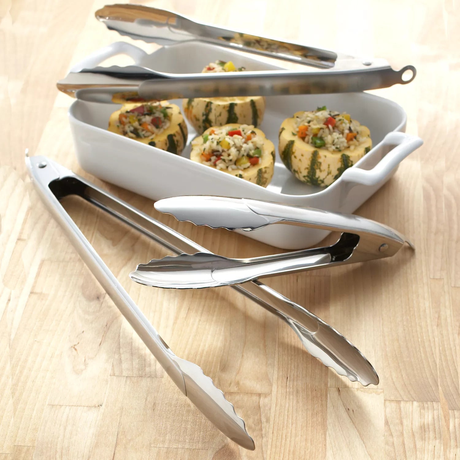 Stainless Steel Food Tongs - smartease