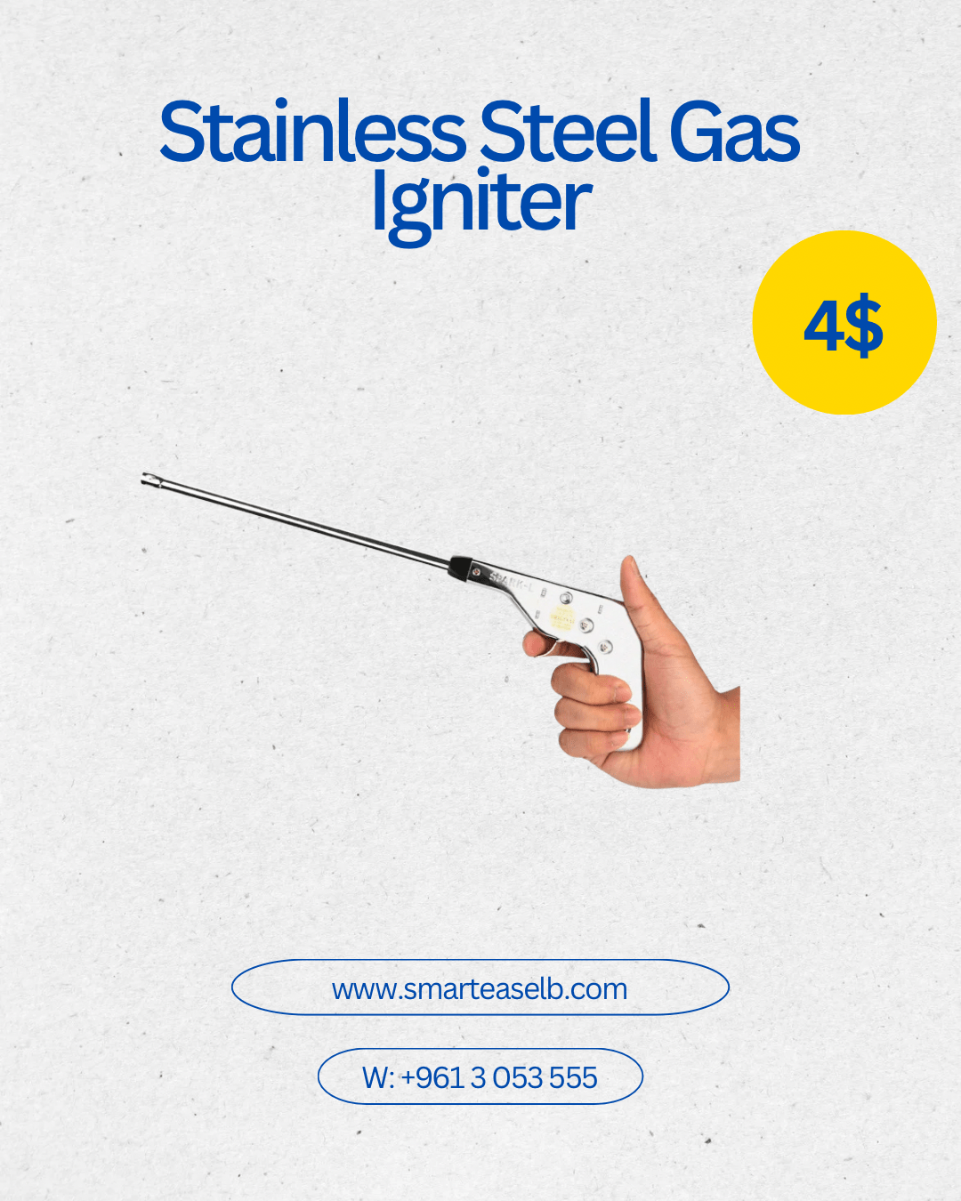 Stainless Steel Gas Igniter - smartease