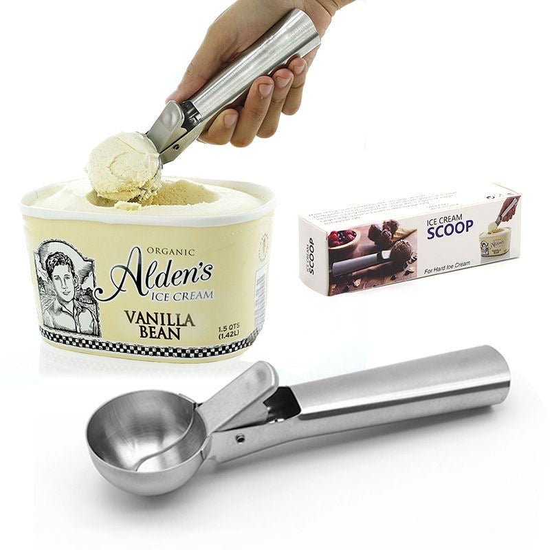 Stainless Steel Ice Cream Scoop - smartease