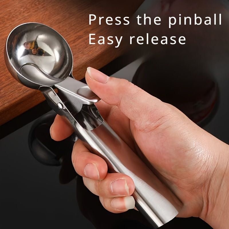 Stainless Steel Ice Cream Scoop - smartease