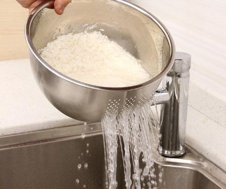 Stainless Steel Mixing Bowl with Side Strainer - smartease