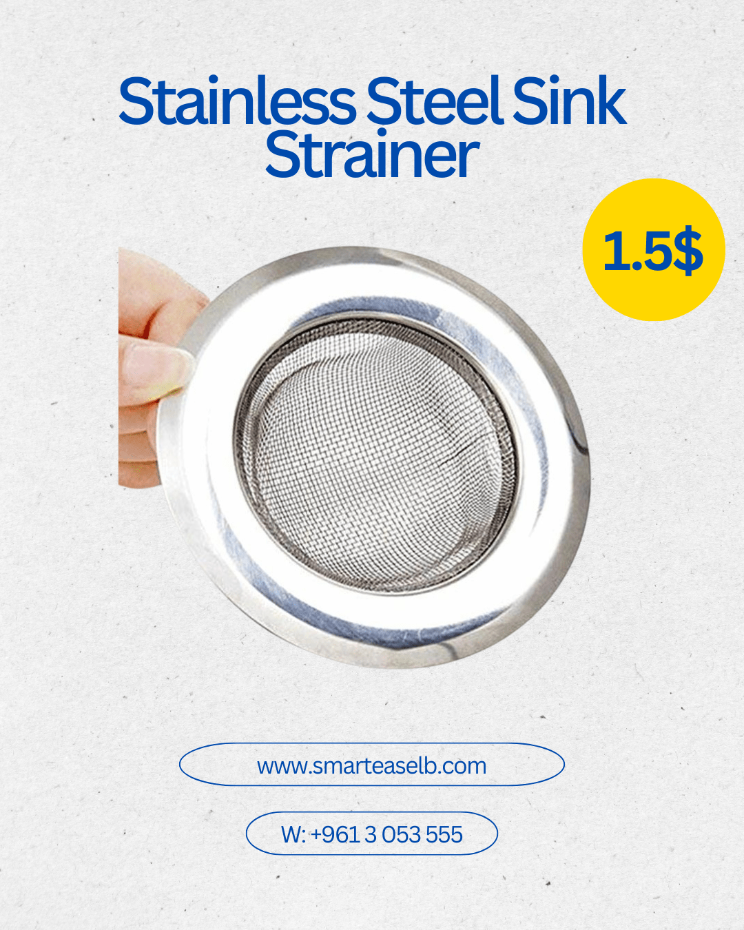 Stainless Steel Sink Strainer - smartease