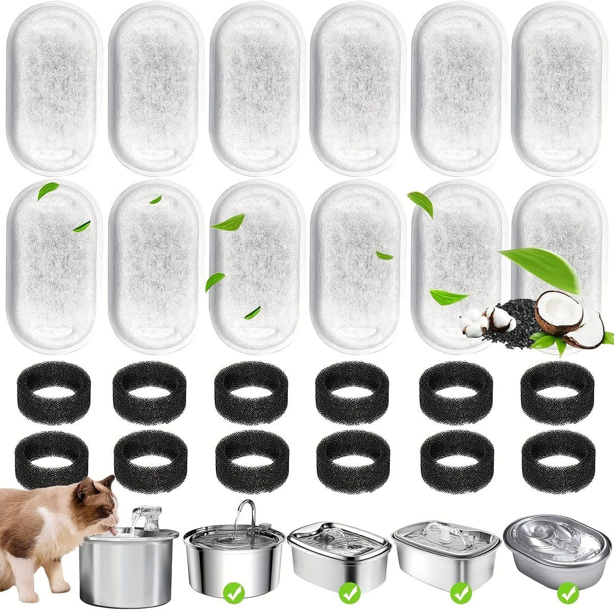 Stainless Steel Water Fountain Filters - smartease
