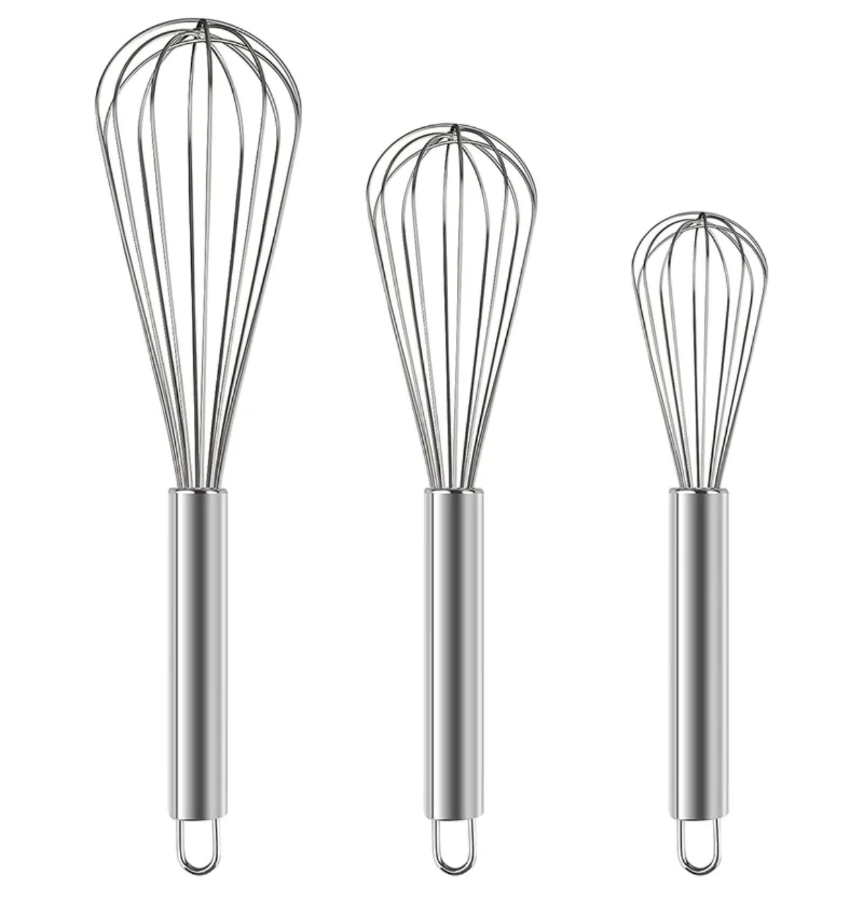 Stainless Steel Whisks (Set of 3) - smartease