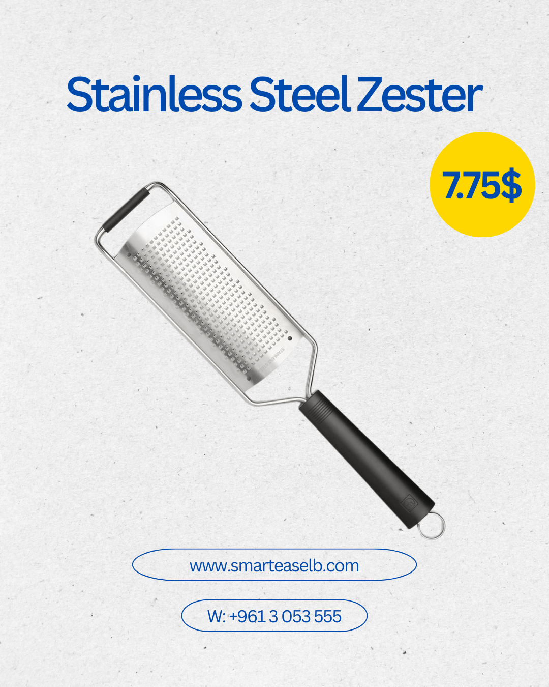 Stainless Steel Zester - smartease