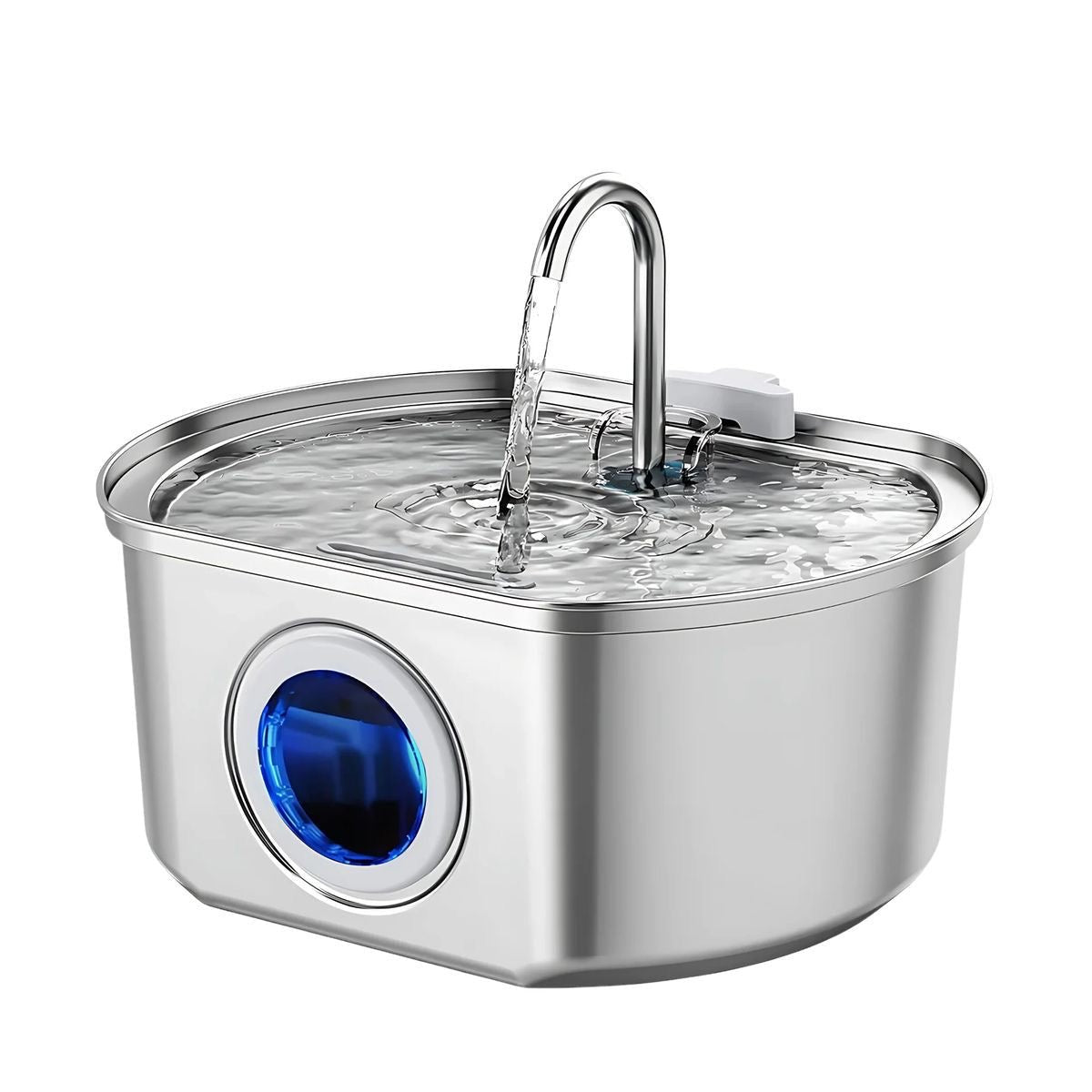 Steel Paws Stainless Steel Pet Water Fountain - smartease