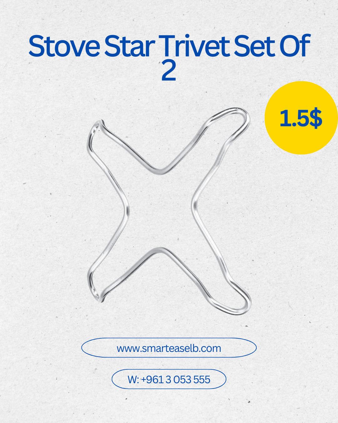 Stove Star Trivet Set - smartease