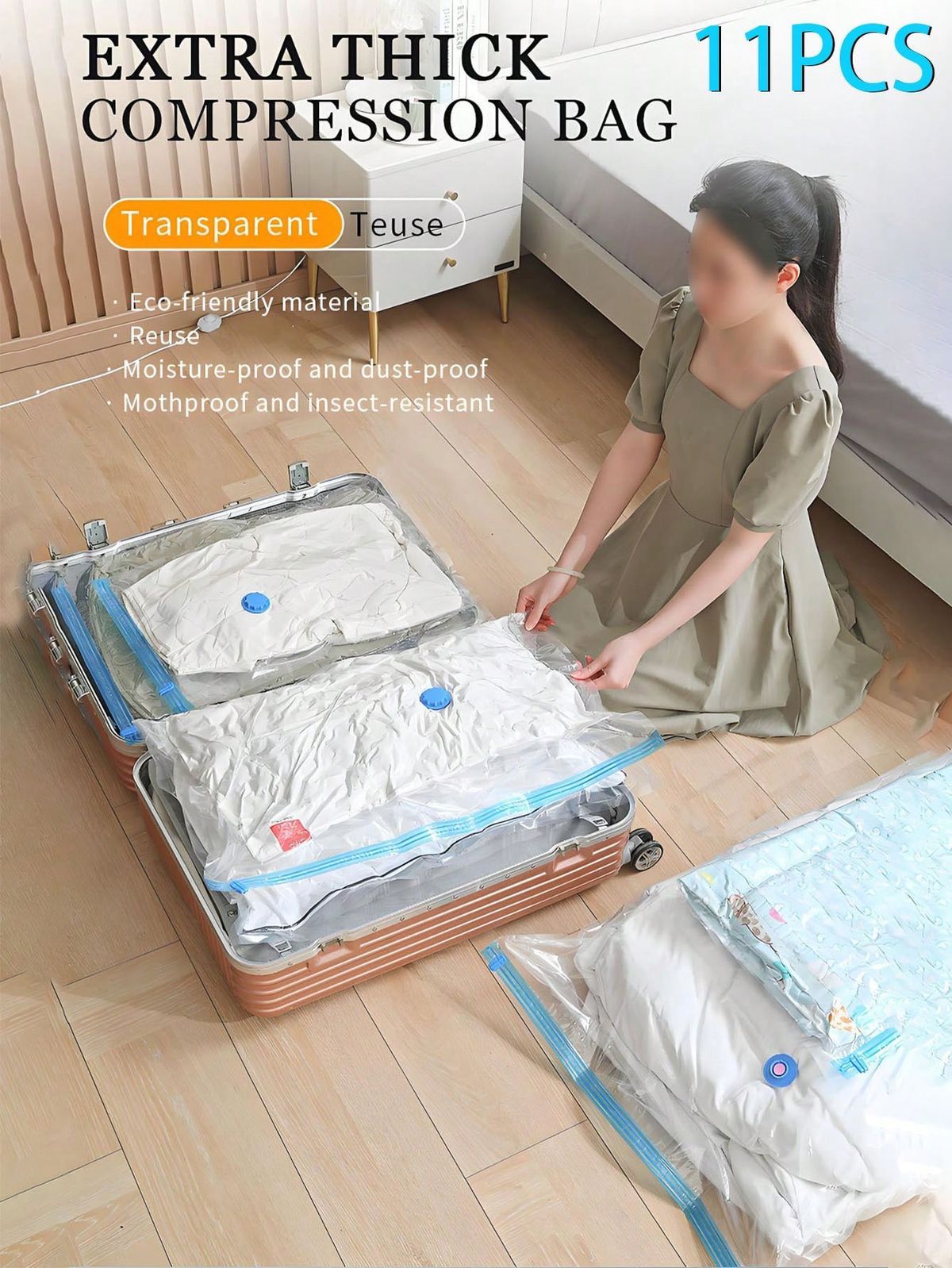 Vacuum Bag for Clothes - smartease