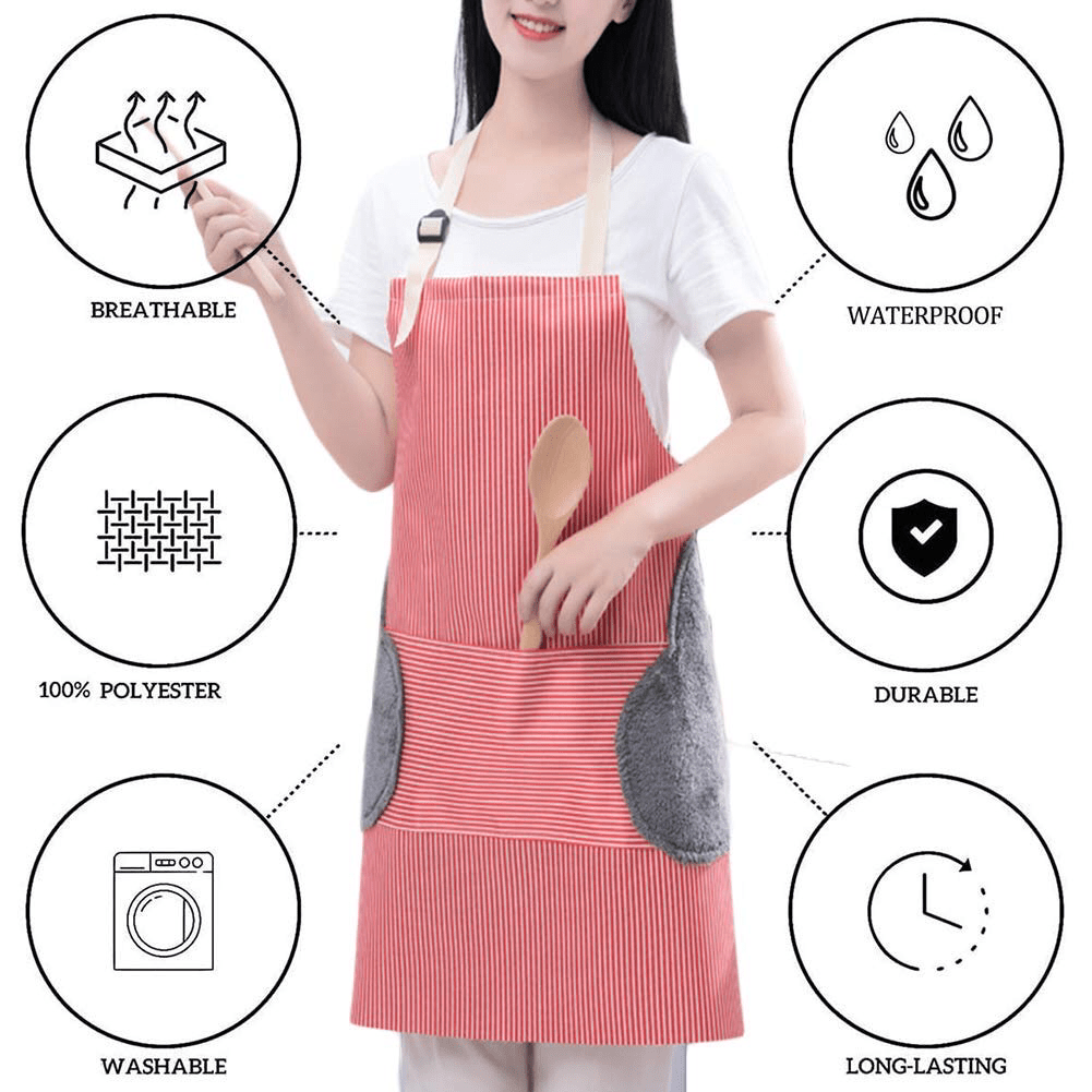 Waterproof Apron with Side Towels - smartease