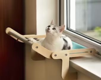 Window Sill Perch for Indoor Cats - smartease