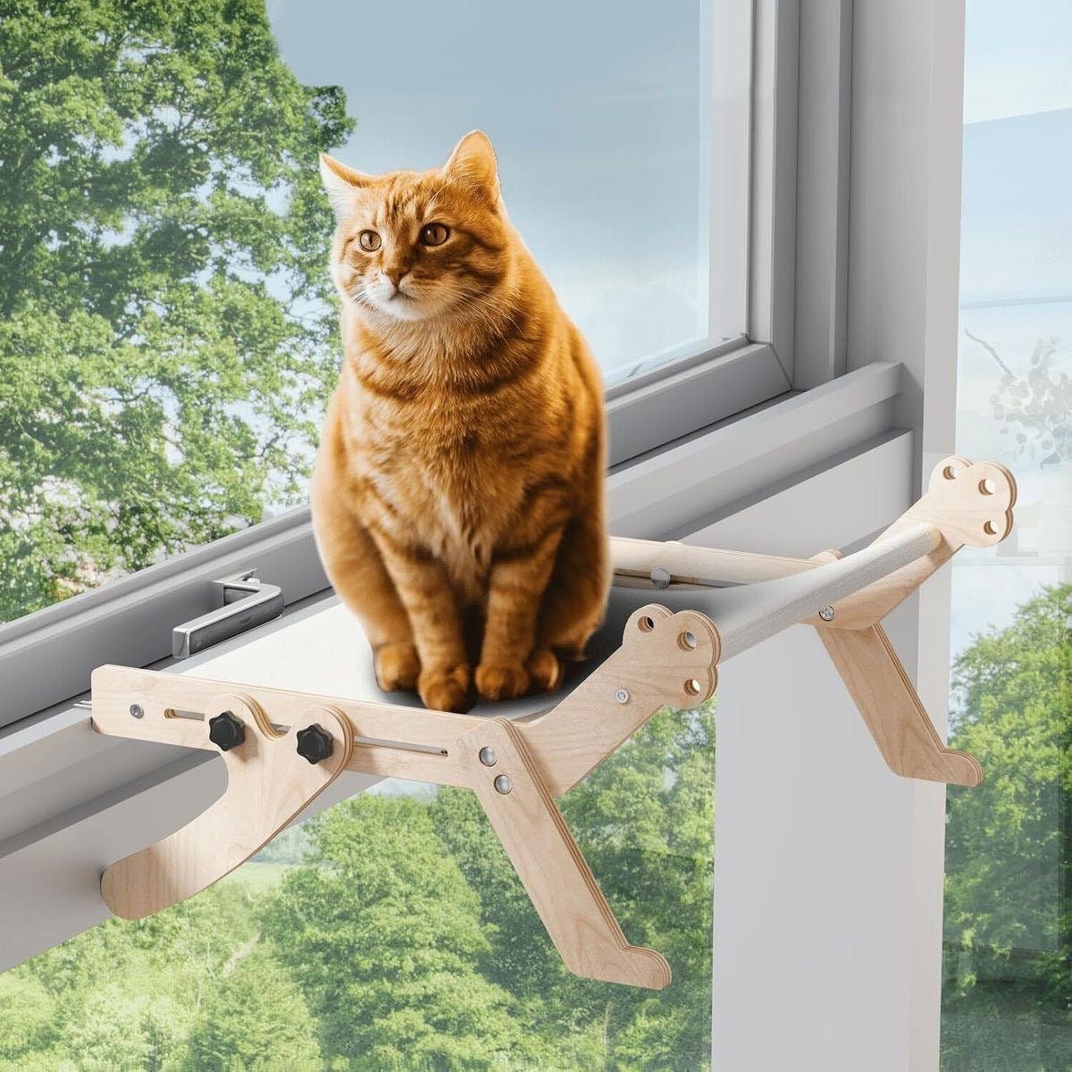 Window Sill Perch for Indoor Cats - smartease