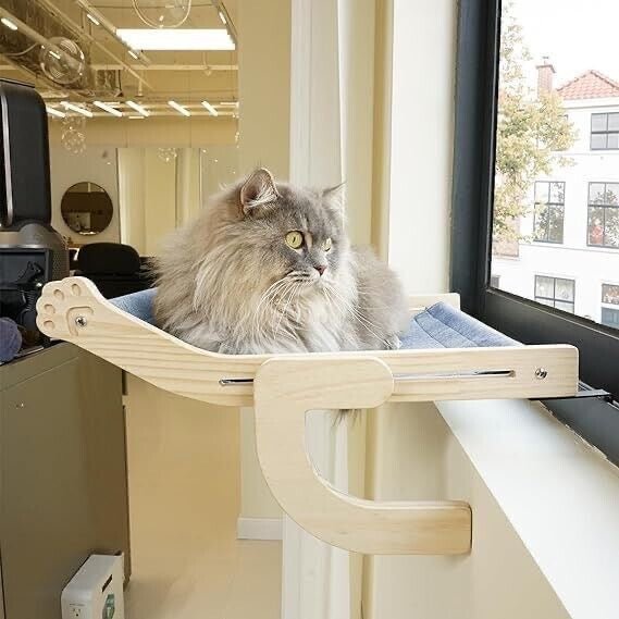 Window Sill Perch for Indoor Cats - smartease